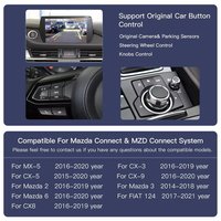 Foforfor 2024 Adaptor Aksesoris Nirkabel Apple Carplay Android Baru untuk Mazda 2/3/6/CX30/CX5/CX9 Sistem Koneksi Otomatis