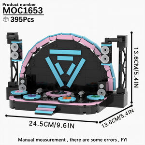 Set de Construcción de Bloques MOC1653 de Five Nights at Freddy's, Escenario de Rock, 395 Piezas, Juego de Construcción, Figura de Acción, Modelo de Juguete - Product Image 2