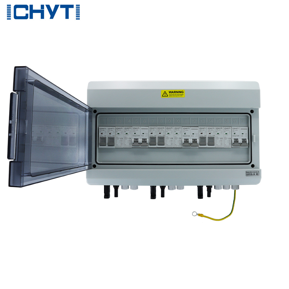 CHYT новые pv струны dc combiner box 3 вход 3 выход горячая Распродажа для Солнечной Pv безопасности