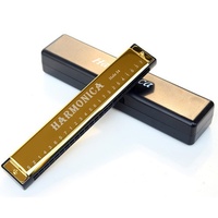 Factory Direct Professional 24 Hole C Key Single Tone Harmonica Multiple Colors