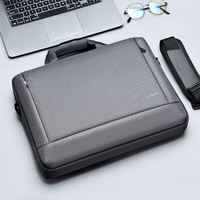 Maletín Impermeable de Poliéster para Computadora Portátil, Bolsa de Mensajero, Maletín de Trabajo, Bolsa de Hombro para Laptop, Resistente al Desgaste y a los Impactos para Hombre