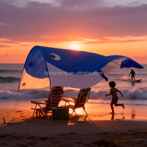 <span class=keywords><strong>Tente</strong></span> <span class=keywords><strong>de</strong></span> plage portable coupe-vent style baleine, poids 1 kg, capacité 2-3 personnes, installation rapide et facile, tentes pour événements - Product Image 3