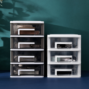 2024 Desktop <strong>Mini</strong> Cosmetic Divider Household <strong>Storage</strong> Organizers Custom OEM 4-layer Plastic Table Drawers <strong>Cabinets</strong> Office <strong>Storage</strong> - Product Image 5
