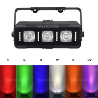 Projecteur LED Pixel sans fil IP65 étanche 3x20W 6-en-1 à batterie, contrôlable par application Wifi et DMX512, pour événements extérieurs, DJ, fêtes et spectacles