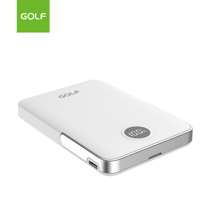 Fábrica al por mayor cargador móvil inalámbrico portátil PD 20W carga rápida LCD Digital Magn Power Bank 5000mAh con soporte - Product Image 1