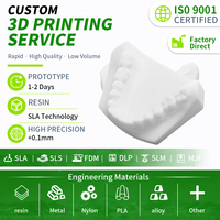 Layanan Pencetakan 3D DMLS SLM SLA Presisi Khusus untuk Suku Cadang Logam Industri - Prototipe Cepat OEM/ODM Bersertifikasi ISO 9001