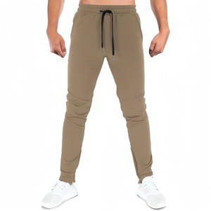 OEM Customize Sports Nylon Stylish <b>Slim</b> Straight Casual Mid Waist Athletic Workout Comfortable <b>Joggers</b> for Men - Product Image 5