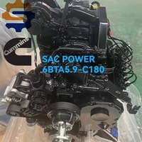 Moteur Cummins OEM de haute qualité pour pelles 6BTA5.9-C180 6BT Moteur 4 temps