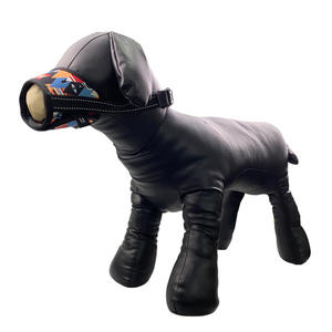 Caliente nueva llegada máscara para mascotas <span class=keywords><strong>bozal</strong></span> de perro de tela transpirable con patrón de impresión eficaz para evitar ladridos y morder - Product Image 4