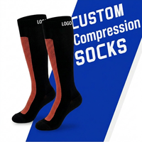 Chaussettes de compression anti-fatigue de qualité supérieure, chaussettes hautes absorbant l'humidité pour infirmières et médecins