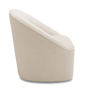 Sillón Giratorio de Estilo Moderno con Tapizado Bouclé, Suave y Versátil, Mueble para Sala de Estar, Oficina en Casa, Dormitorio, Apartamento, Hotel - Product Image 5