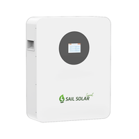 Batterie de stockage d'énergie murale Sail Solar 25,6 V 100 Ah 2,5 kWh Lifepo4 pour système solaire domestique