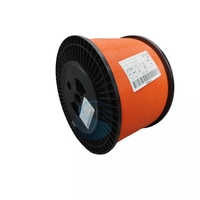 G652D fibra desnuda monomodo fibra óptica de color natural para uso de producción de cable óptico de Telecomunicaciones