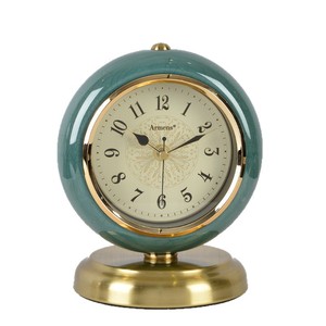 Armen's <b>Table</b> <b>Clock</b> Ceramic Circular Home Decoration Antique Style <b>Clock</b> - Product Image 5