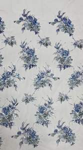 Tela de Tul Bordada con Lentejuelas Florales Azules y Plateadas, en Existencia, Envío Rápido, Malla de Lujo para Vestido de Noche o Boda - Product Image 5