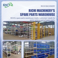 Ligne d'alimentation granulée flottante RICHI pour poissons Tilapia
