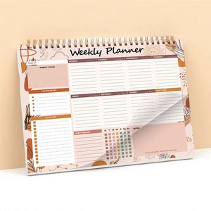 Planificador de Comidas <span class=keywords><strong>con</strong></span> Lista de Compras, Planificador de Menús, Diario de Dieta Saludable, Cuaderno de Seguimiento de Peso, Cubierta de Regalo - Product Image 1
