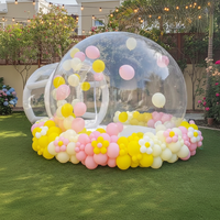 Tente bulle gonflable transparente en PVC, maison bulle gonflable pour le camping en plein air, les mariages et les fêtes