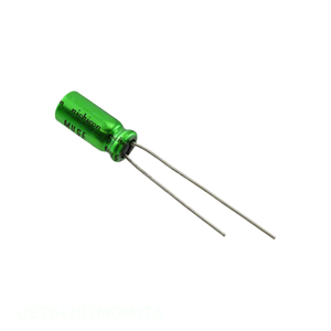 Distribuidor Autorizado UES1H2R2MDM1TA Condensador de Aluminio 2.2uF 20% 50V Radial TH de Orificio Pasante 2.2 uF - Product Image 1