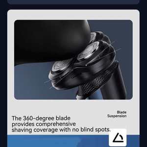 Rasoio Elettrico Rotante da Uomo 3D a Tripla Testina, Ricaricabile USB, Impermeabile, Senza Fili, per Barba, Sopracciglia e Viso - Product Image 3