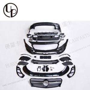 2015 anno in su materiale PP parti del corpo dell'auto paraurti posteriore griglia paraurti anteriore per <span class=keywords><strong>GLA</strong></span> classe <span class=keywords><strong>X156</strong></span> a GLA45 style body kit - Product Image 1