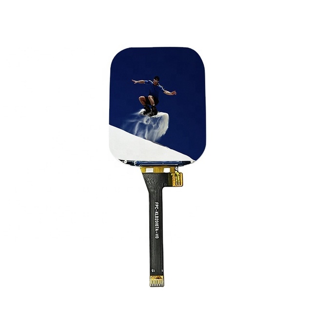 with high brightness 850cd/m2 2.0 inch 240x296 ips panel SPI interface tft display module square lcd screen for smart watch