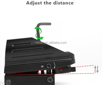 Lunette de visée tactique 5D Era HD103 à point rouge/vert 1X 33mm, holographique réglable, compacte, compatible rail 20mm, entièrement multi-couche haute performance