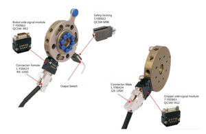 KUKA Robot cambiador de herramientas <span class=keywords><strong>CRG</strong></span> QC150 QC160 QC200 Robot extremo brazo herramientas accesorio EOAT Manual Cambio rápido acoplador - Product Image 4