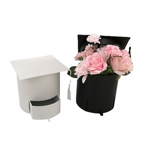 Spot gros couleur unie fleurs câlin seau rond câlin seau rond seau fleurs boîte-cadeau <span class=keywords><strong>docteur</strong></span> chapeau boîte - Product Image 2