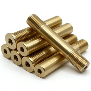 Accesorios de Precisión Personalizados, Mecanizado CNC Suizo, Tuercas de Cobre, Piezas de Cobre No Estándar, Componentes de Latón Personalizados - Product Image 1