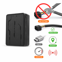 Traceur GPS sans fil 4G LTE rechargeable Type C pour voitures, sans coupure de fils, avec géolocalisation, alerte de vibration et de survitesse