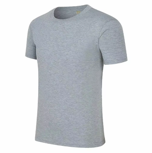 dropshipping Wholesale Custom <b>High</b> Quality Design Tshirts Men Blanks Blend Tee Round-<b>neck</b> <b>T</b>-<b>shirts</b> 50% Cotton 50% Polyester - Product Image 4