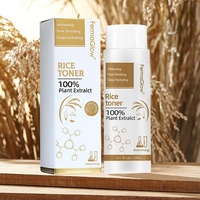 Tonique Visage au Riz Éclaircissant et Unifiant au Niacinamide Fermenté, Arbutine et Acide Kojique – Correcteur de Taches Brunes et Réducteur de Pores