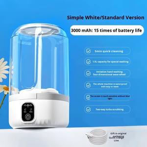 Mini machine à laver portable sans fil à chargement USB pour chaussettes et sous-vêtements, semi-automatique, usage domestique - Product Image 6