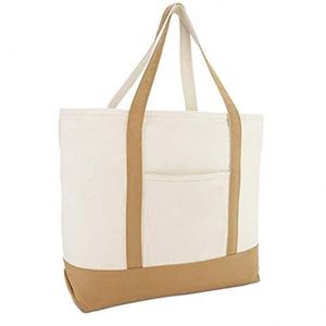 Custom <b>Printed</b> <b>Extra</b> <b>Large</b> Capacity Tote Bag Logo Heavy-Weight Personalize Organic Shopping Oversized Cotton Canvas Open Closure - Product Image 6