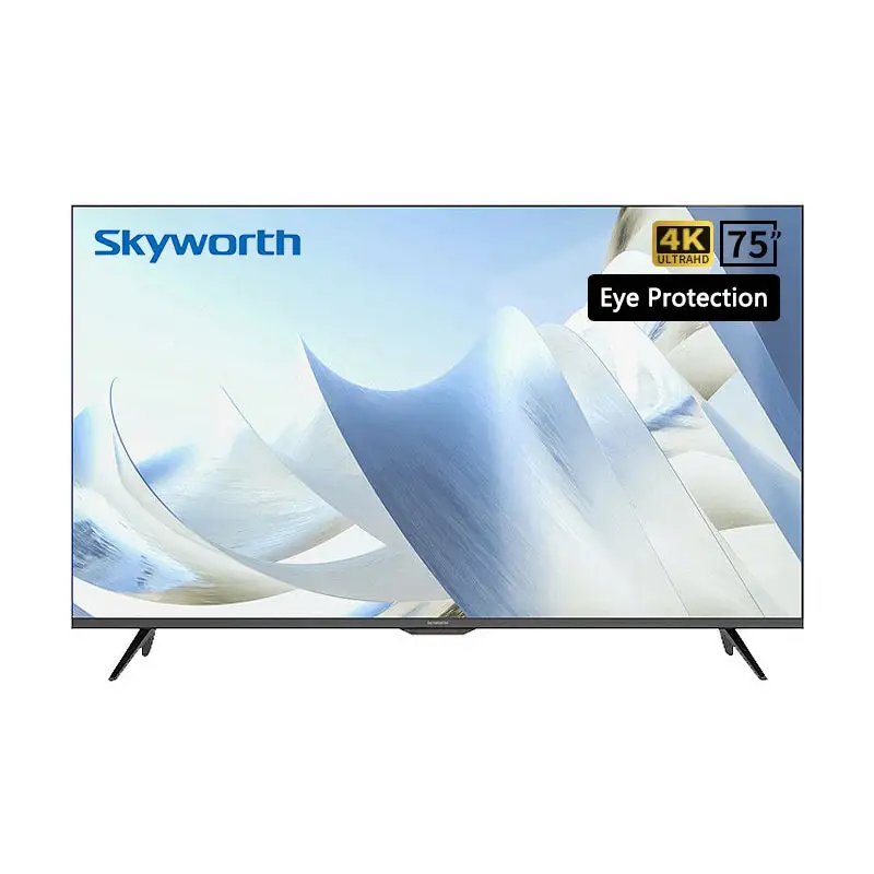 Skyworth Factory OEM Directly Sell LED LCD 32 45 55 65 75 85 inches 4K HD Flat Screen Television Smart led TV Set