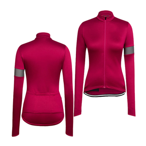 Conjunto <span class=keywords><strong>de</strong></span> traje <span class=keywords><strong>de</strong></span> Ciclismo <span class=keywords><strong>de</strong></span> manga larga para <span class=keywords><strong>mujer</strong></span> con logotipo personalizado transpirable Spandex/poliéster <span class=keywords><strong>de</strong></span> secado rápido <span class=keywords><strong>ropa</strong></span> ligera para bicicleta <span class=keywords><strong>de</strong></span> montaña - Product Image 2