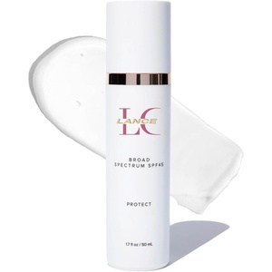Lance OEM ODM Lotion solaire visage clair anti-âge végétalienne à base de plantes SPF45 PA+++ sans huile hydratante à l'oxyde de zinc pour tous types de peaux sensibles - Product Image 1