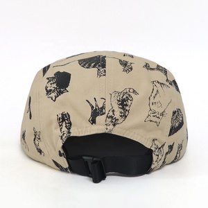 Gorras Casuales de Alta Calidad con Logotipo Impreso Digitalmente Personalizado, Gorras de 5 Paneles con Visera Plana 100% Algodón para Hombres y Mujeres - Product Image 4