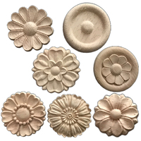 Appliques murales décoratives rondes en bois massif pour salon et bureau à domicile – Accessoires de mobilier contemporains