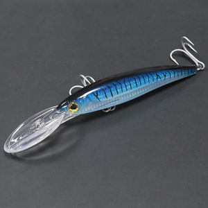 Esca Artificiale Minnow per <span class=keywords><strong>Pesca</strong></span> in Acqua Salata, Affondamento Profondo, in Plastica ABS, 120mm 140mm 160mm, per <span class=keywords><strong>Pesca</strong></span> a Traina di Tonno e GT - Product Image 1