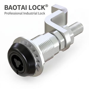 Loquet à came industriel à tête fendue FS7136 <span class=keywords><strong>E3</strong></span>-19-25, en alliage de zinc noir thermolaqué, actionné par outil, à compression, conforme RoHS <span class=keywords><strong>MS</strong></span> - Product Image 1