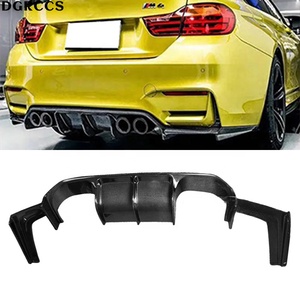 For M3 M4 F80 F82 2014-2018 V Style Carbon Fiber Rear Lip Rear Diffuser Bumper Lip - Product Image 1