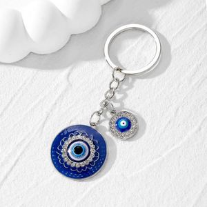 Llavero de moda con ojo de demonio, llavero Mano de Fátima, llavero colgante de palma de moda, llavero popular para mujer, llavero para coche, joyería para mochila escolar - Product Image 2