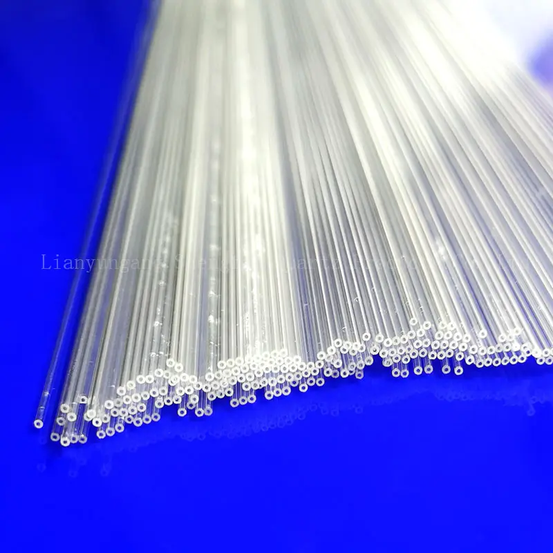 Il produttore di tubi di vetro resistenti al calore fornisce un cilindro di vetro di prezzo della provetta del tubo di quarzo capillare dritto