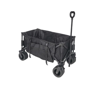 Groothandel opvouwbare transportkar, aanpasbaar OEM kampeerbagagekar met wielen voor wandelen, picknick en strandtransport. - Product Image 1