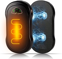 Chauffe-mains C302 Rechargeable 5000mAh, chauffage des mains magnétique 2 en 1 Portable USB Power Bank, cadeaux chauds d'hiver pour femmes