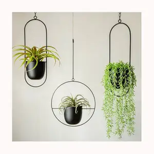 Custom made Modern Metal Hanging Flower Pots Hanging Flower Pot Manufacturer