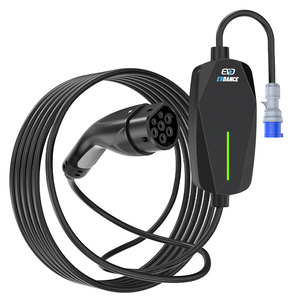 Portable <b>EV</b> Charger Type 2 Charging Station Evse <b>Current</b> 3.5KW 7KW Mode AC Type2 32A Evcharger for Electric <b>Car</b> - Product Image 3