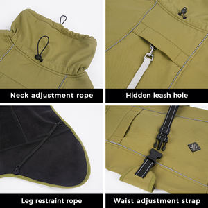 Ropa para perros cálida, ropa para mascotas de cuello alto, ropa de invierno para perros, chaquetas gruesas para perros, abrigos - Product Image 2